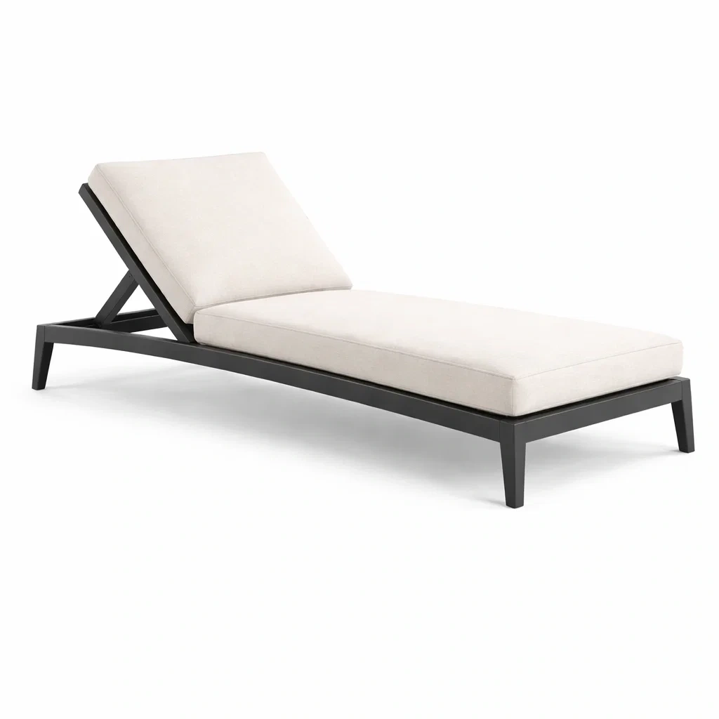 Aluminium Frame Outdoor Sun Lounger-abodealloy