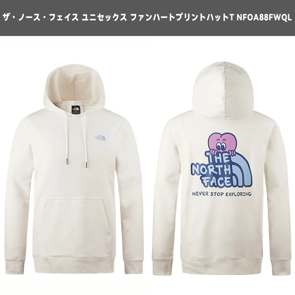 ザ・ノース・フェイス ユニセックス ファンハートプリントパーカー（オプション）