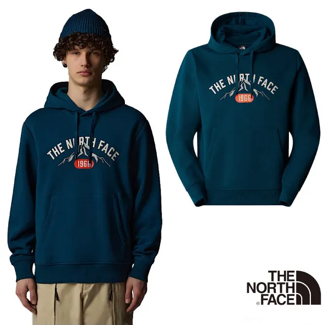 ノースフェイス バーシティ グラフィック ウォーム ロングスリーブ フード付き T シャツ (男女兼用)。カジュアル シャツ。機能的なスポーツ シャツ/コットン混紡生地。ホーム アウトドア/89DJ