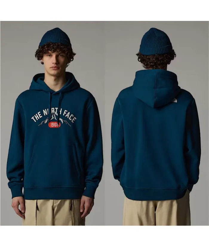 ノースフェイス バーシティ グラフィック ウォーム ロングスリーブ フード付き T シャツ (男女兼用)。カジュアル シャツ。機能的なスポーツ シャツ/コットン混紡生地。ホーム アウトドア/89DJ