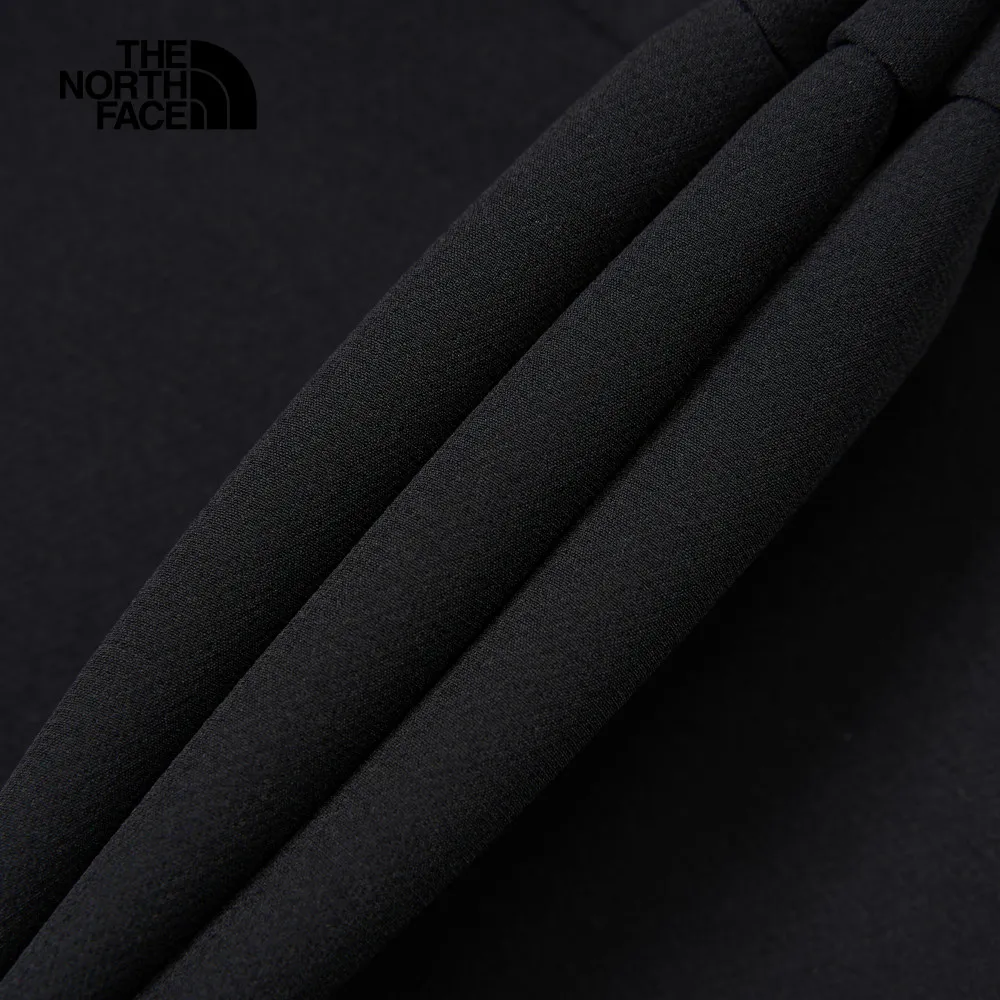 ザ・ノース・フェイス メンズ ブラック DWR 撥水 ラージサイズ プリント 長袖 フード付き Tシャツ｜82V64H0