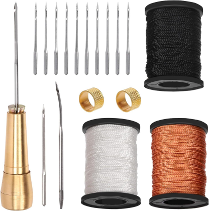 Pure Copper Handle Cone Copper Needle Set Exchangeable Head Repair Sole
