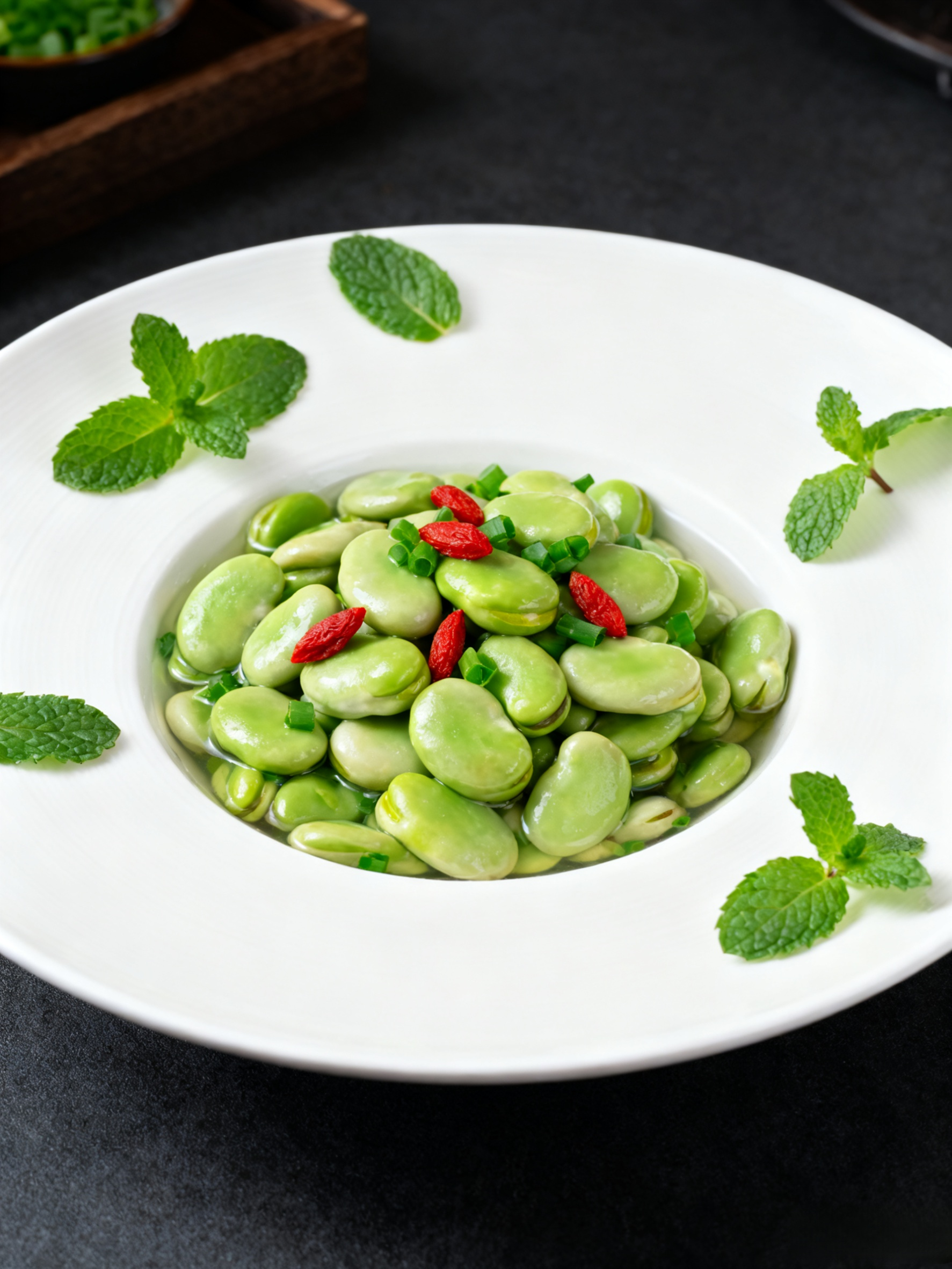 Authentic Yunnan Baoshan Green-Heart Broad Beans