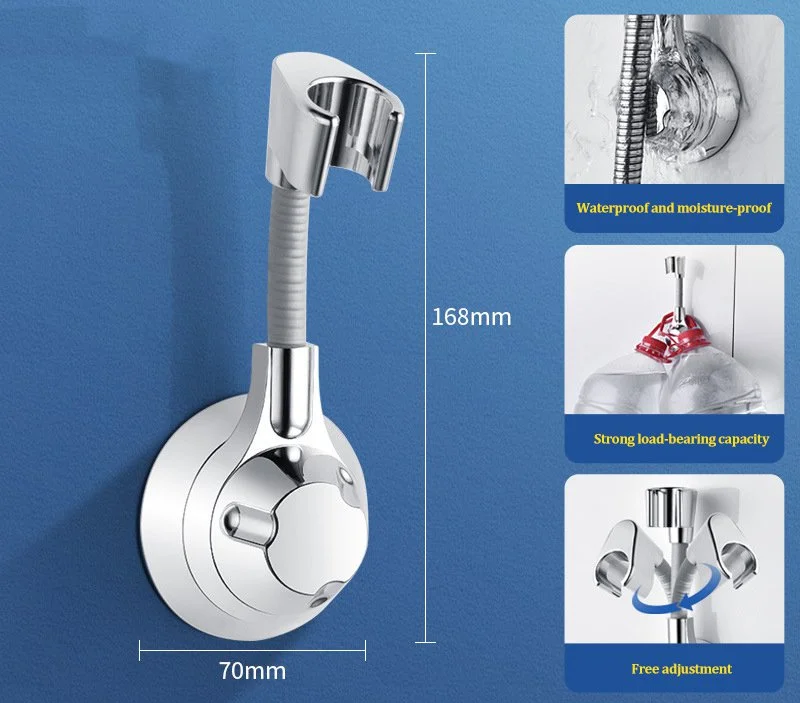 【Hot Sale】Punch-Free shower bracket universal adjustable bathroom shower head holder