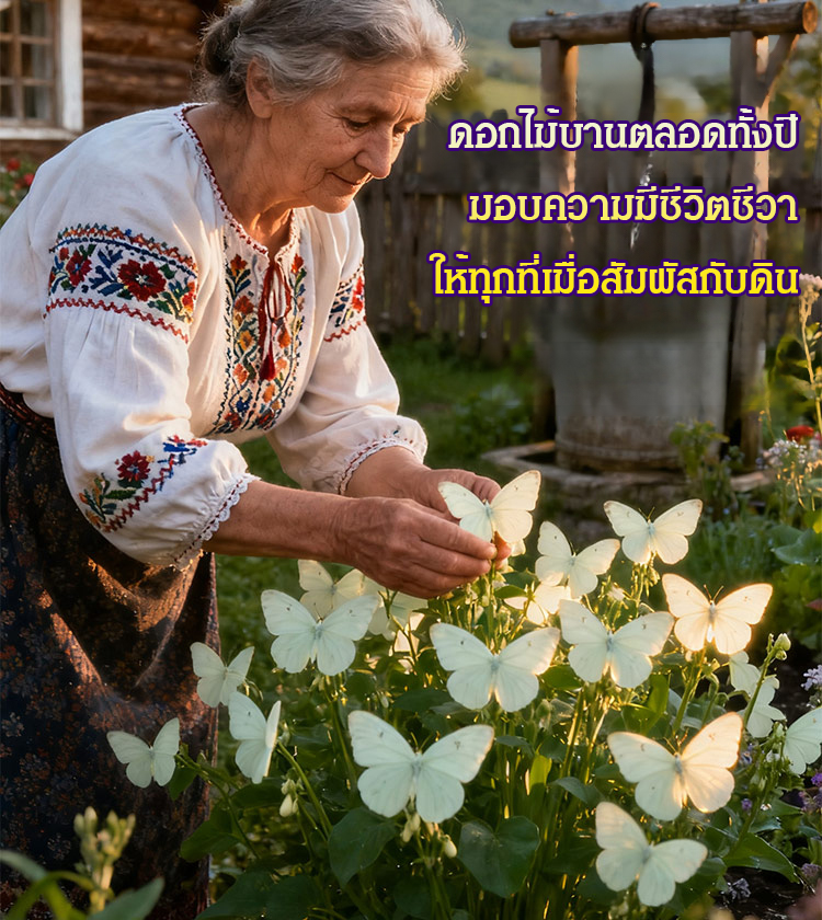 เมล็ดพันธุ์ดอกไม้ผีเสื้อแสงจันทร์
