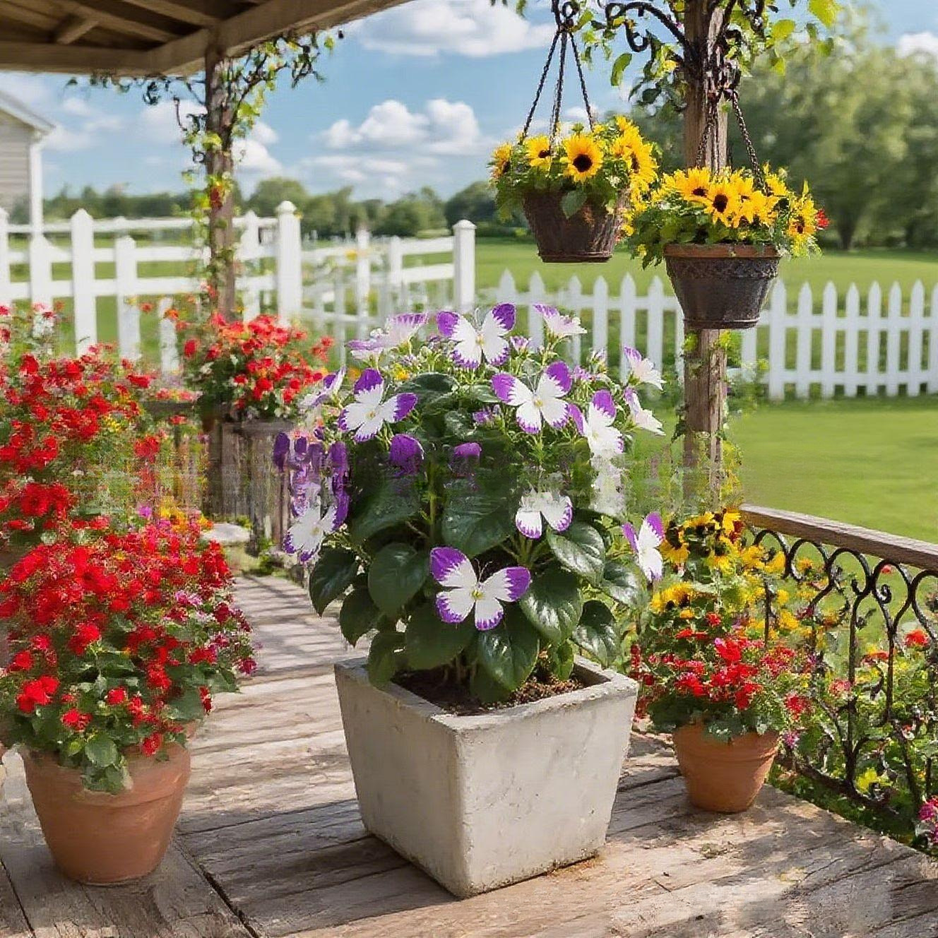 เมล็ดพันธุ์ดอกไม้ผีเสื้อแสงจันทร์