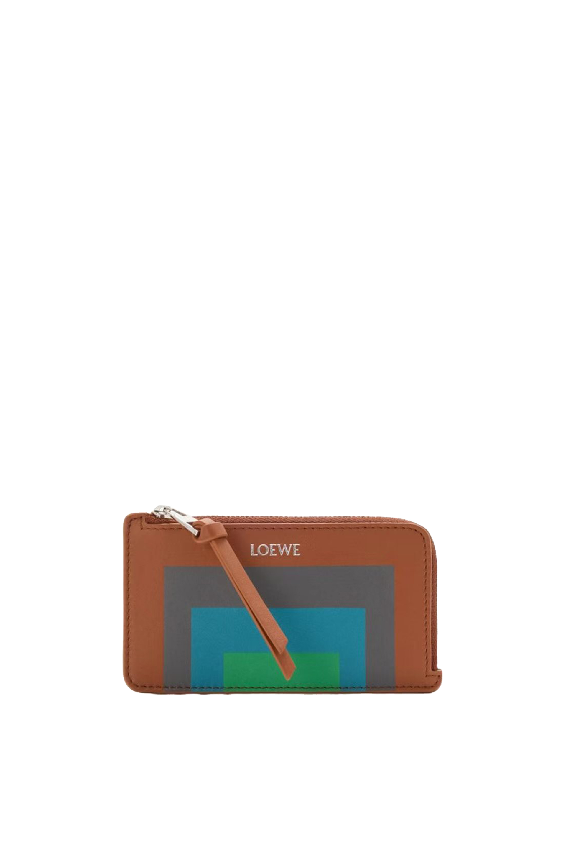LOEWE x Albers コラボ スクエアパターン カーフレザー ウォレット
