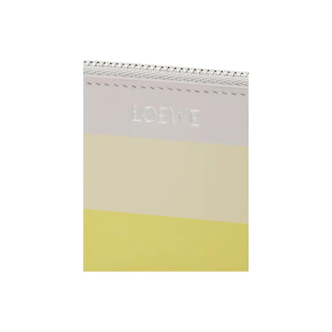 LOEWE x Albers コラボ スクエアパターン カーフレザー ウォレット