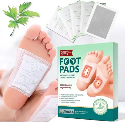 Deep Cleansing Foot Pads for Detox & Relaxation | Internal Toxin Removal, Pain Relief, Better Sleep & Circulation for Men & Women