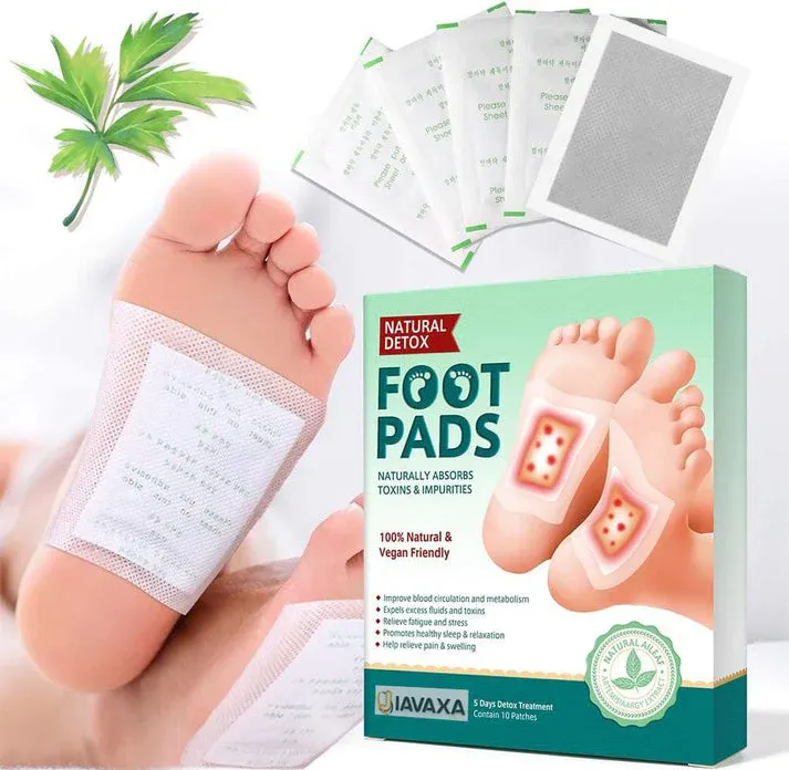 Deep Cleansing Foot Pads for Detox & Relaxation | Internal Toxin Removal, Pain Relief, Better Sleep & Circulation for Men & Women