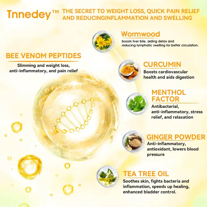 Bee Venom Lymphatic Drainage & Slimming Foot Patches 🌿👣