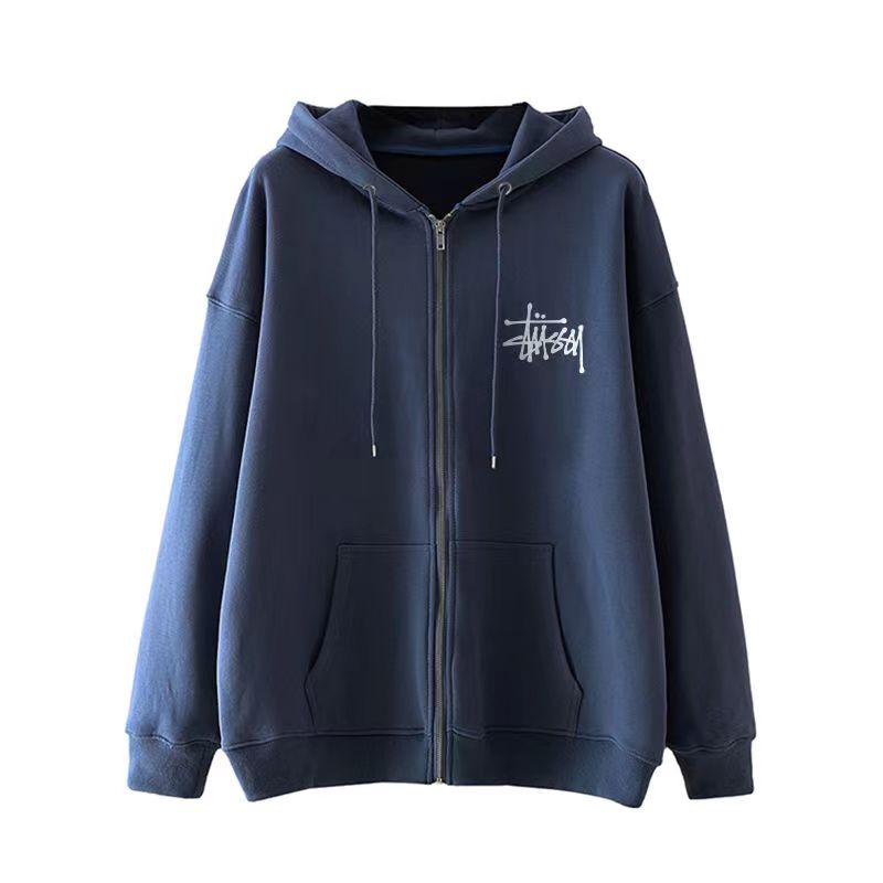STOCK LOGO ZIP HOODIE