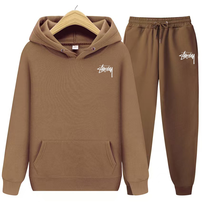 【期間限定割引価格】 STUSSY casual 2-piece set 【top + pants】（ユニセックス）