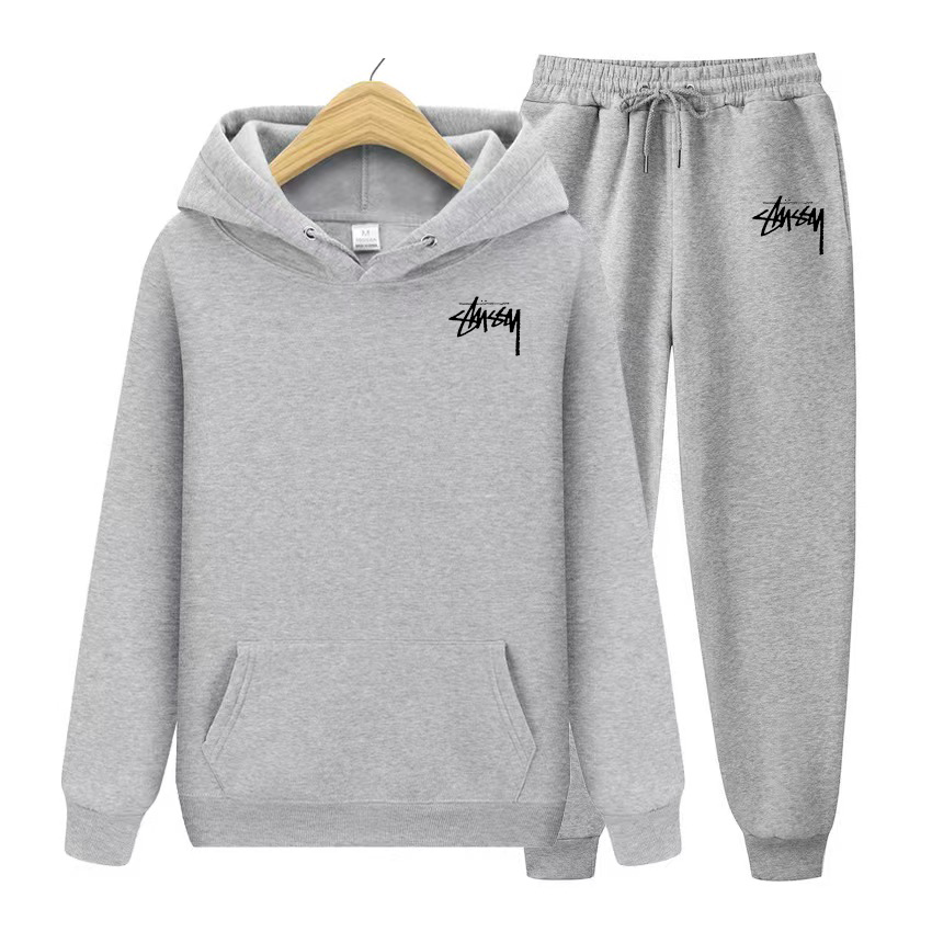 【期間限定割引価格】 STUSSY casual 2-piece set 【top + pants】（ユニセックス）