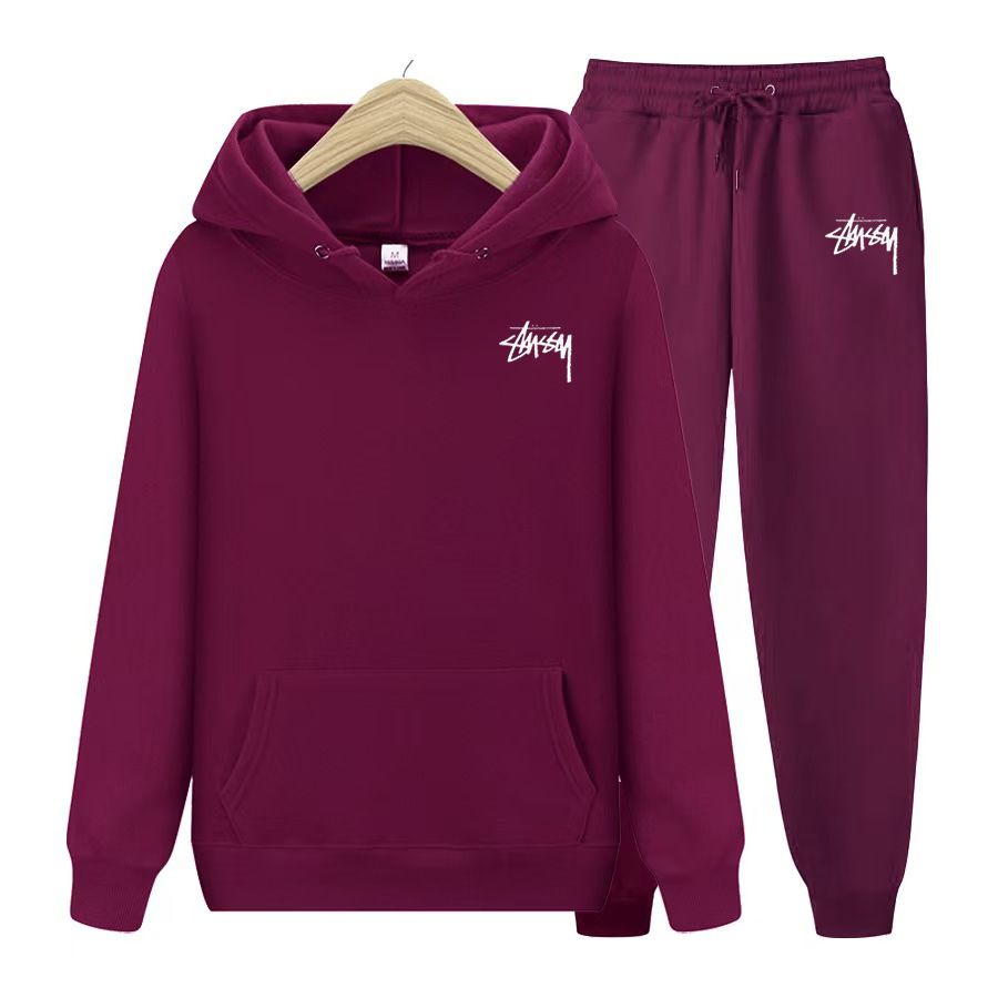 【期間限定割引価格】 STUSSY casual 2-piece set 【top + pants】（ユニセックス）