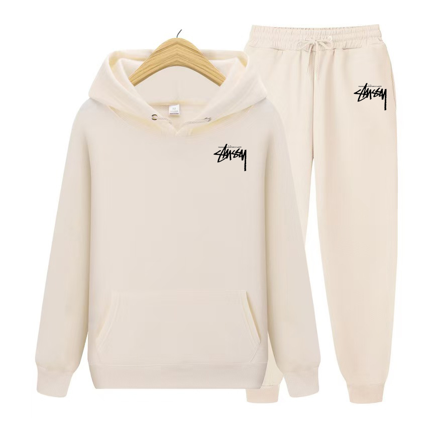 【期間限定割引価格】 STUSSY casual 2-piece set 【top + pants】（ユニセックス）