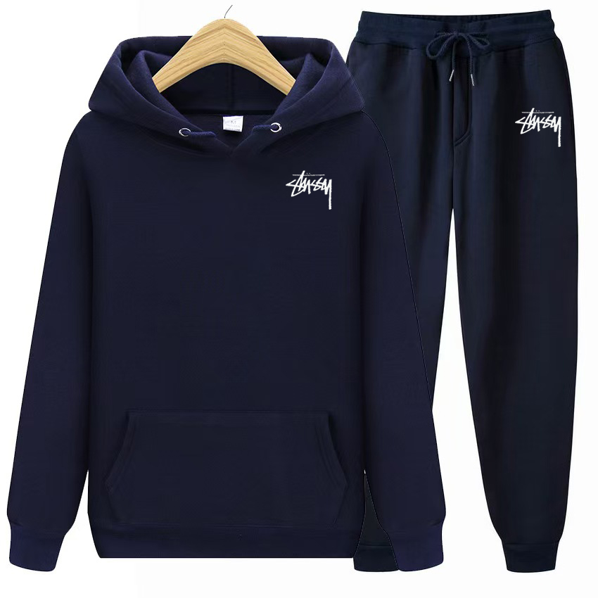 【期間限定割引価格】 STUSSY casual 2-piece set 【top + pants】（ユニセックス）