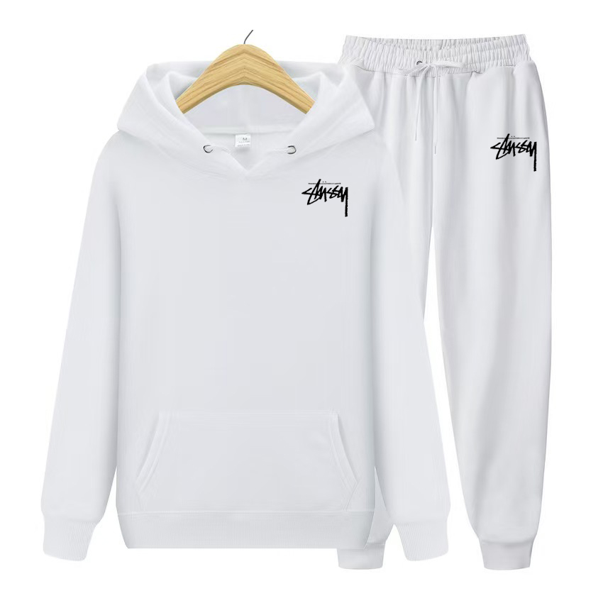 【期間限定割引価格】 STUSSY casual 2-piece set 【top + pants】（ユニセックス）