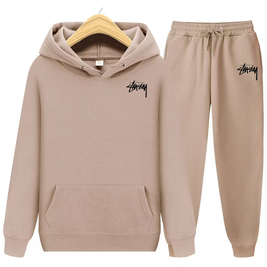 【期間限定割引価格】 STUSSY casual 2-piece set 【top + pants】（ユニセックス）