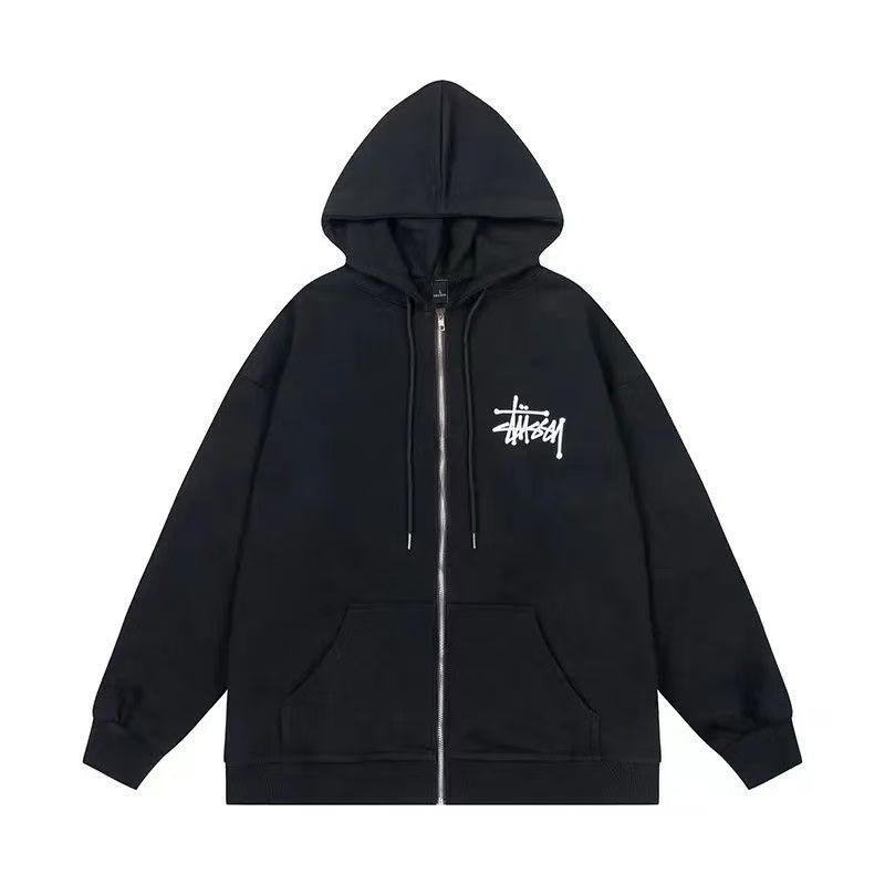 【期間限定割引価格】BASIC STUSSY ZIP HOODIE（ユニセックス）