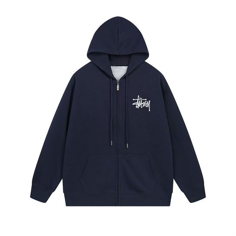 【期間限定割引価格】BASIC STUSSY ZIP HOODIE（ユニセックス）