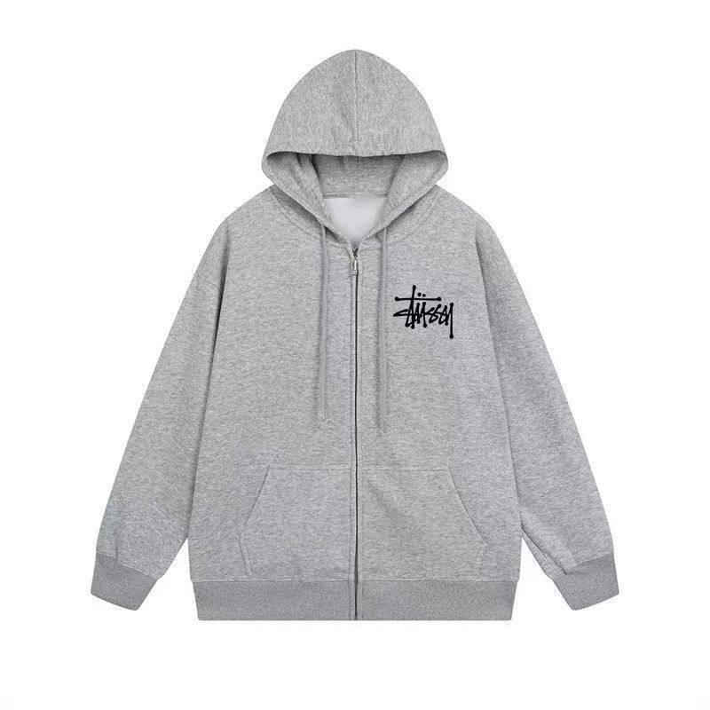 【期間限定割引価格】BASIC STUSSY ZIP HOODIE（ユニセックス）
