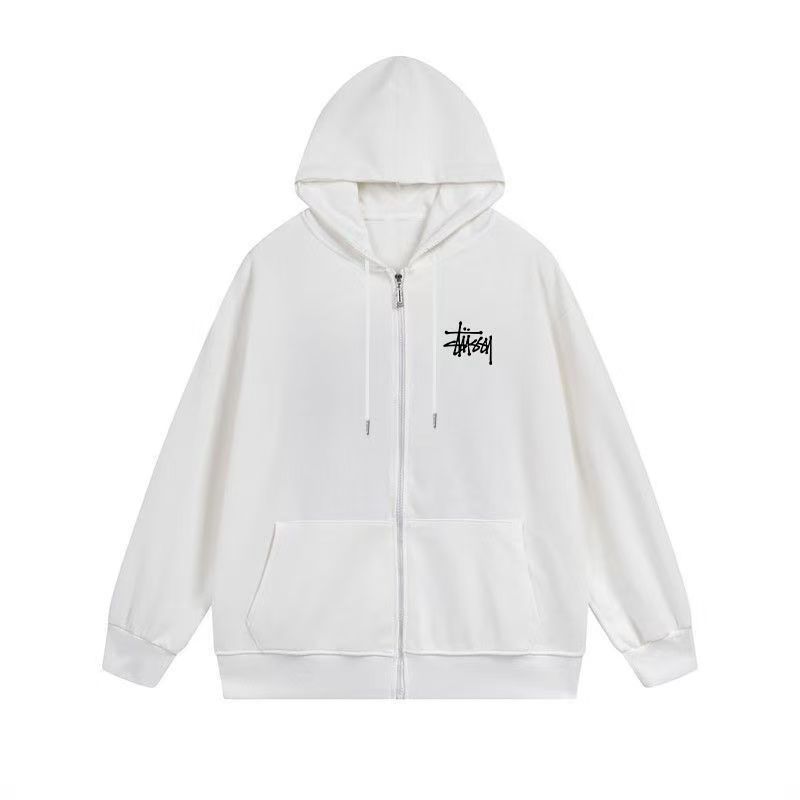【期間限定割引価格】BASIC STUSSY ZIP HOODIE（ユニセックス）
