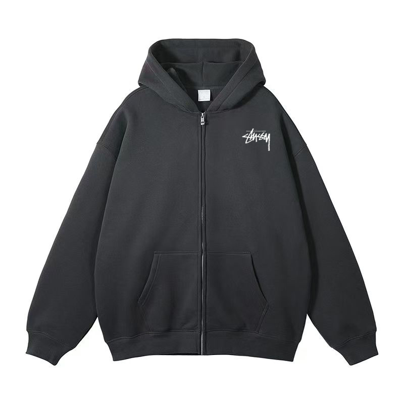【期間限定割引価格】2024 BASIC STUSSY ZIP HOODIE（ユニセックス）