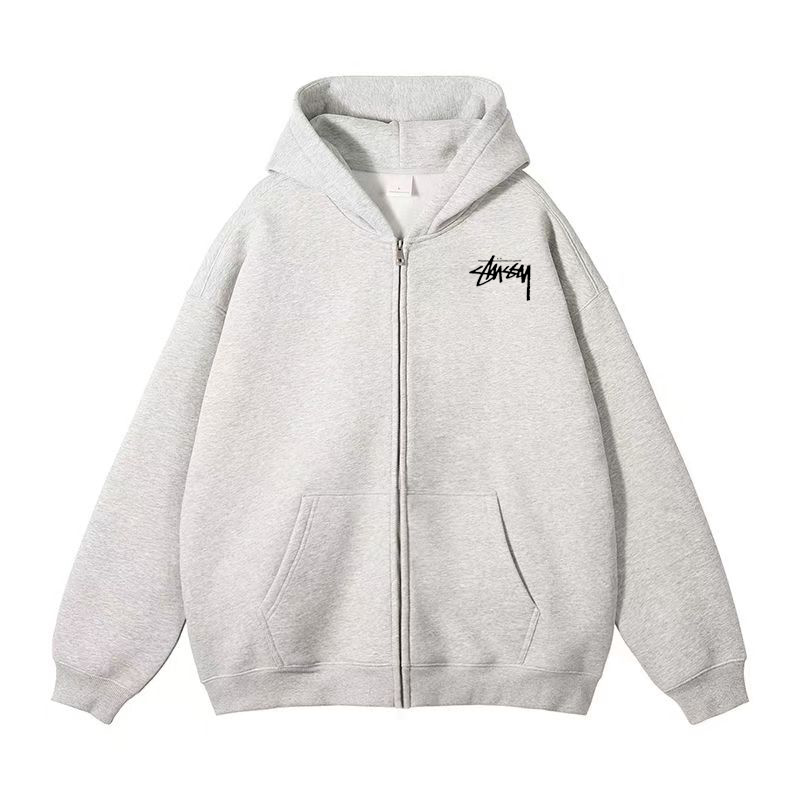 【期間限定割引価格】2024 BASIC STUSSY ZIP HOODIE（ユニセックス）