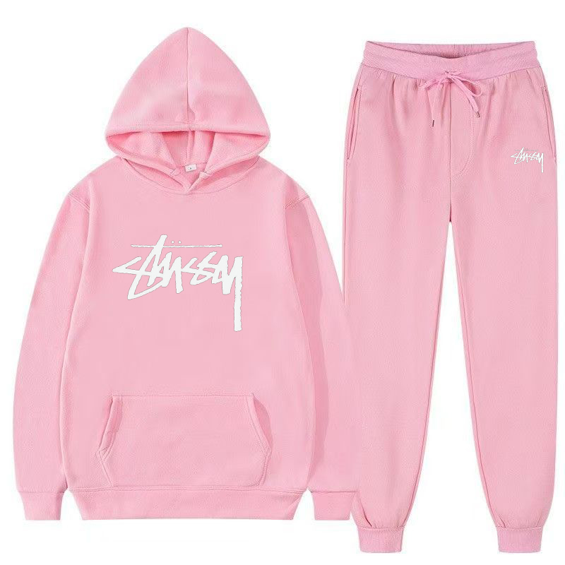 2025 STUSSY casual 2-piece set 【top + pants】（ユニセックス）