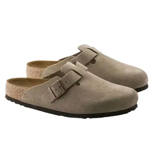 【超・ご優待セールを開催致します！】ボストン ソフトフットベッド ｜ サンダル メンズ/レディース BOSTON SFB サイズ35-44 トープスエード/ブラックスエード ノーマルワイズ レギュラーフィット 普通幅