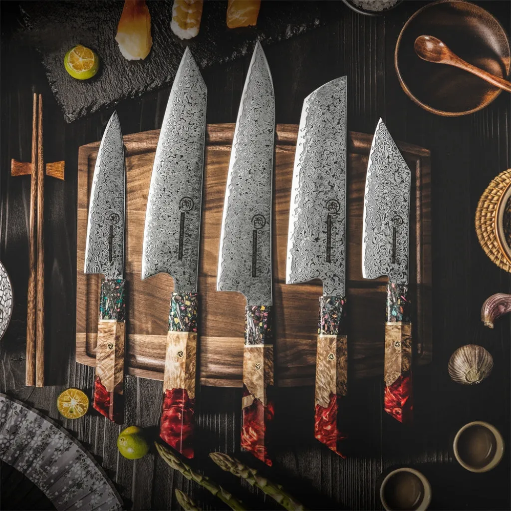 مجموعات سكاكين الطهاة GUAN Damascus KASUMI™