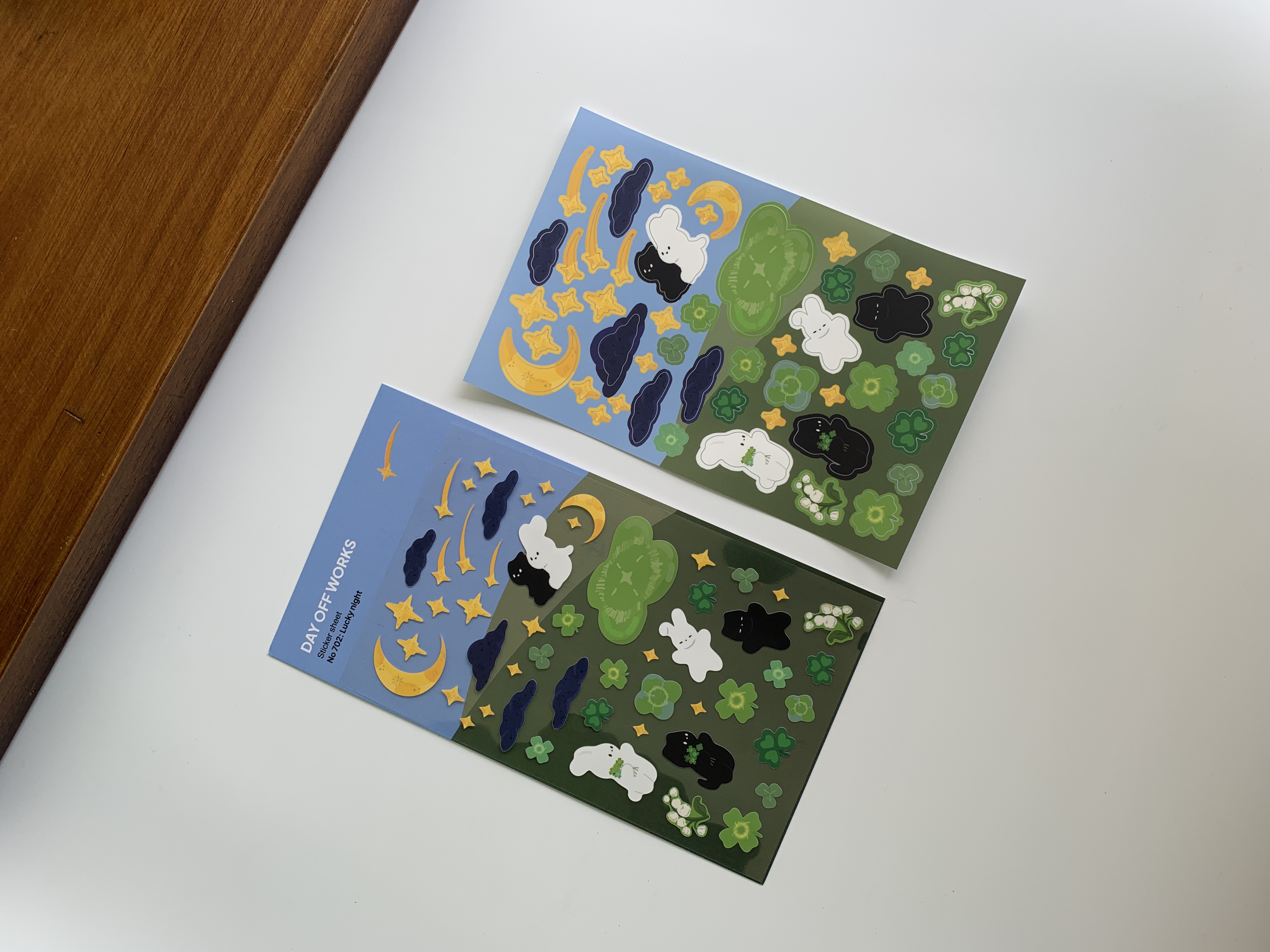 Dayoff Works Sticker Sheet - 702 - Lucky Night