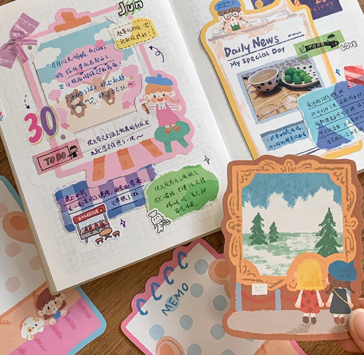 Molinta Memo Pad - Today's Record Die Cut Memo Pad