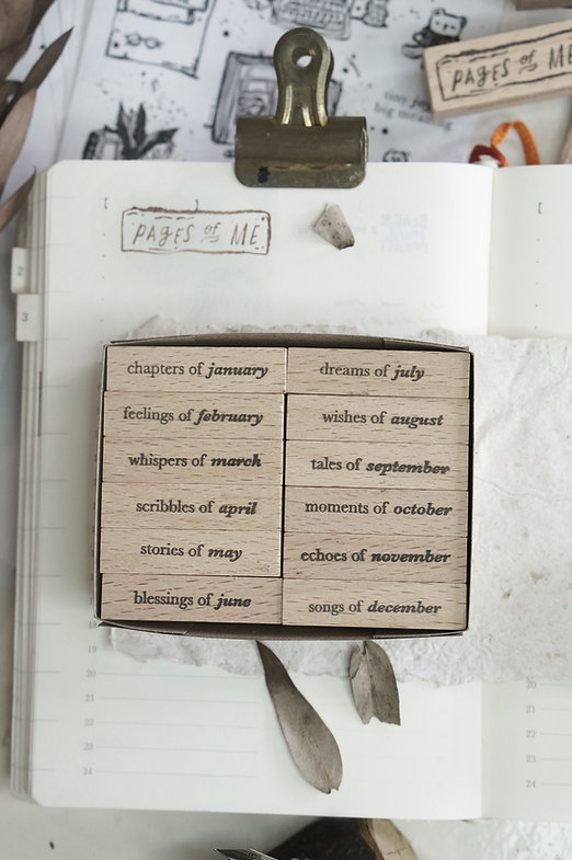 Black Milk Project - Stamp - Pages of Me - Months