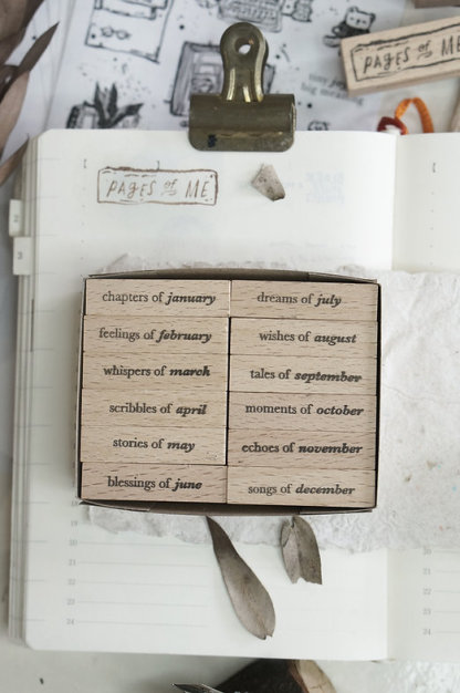 Black Milk Project - Stamp - Pages of Me - Months