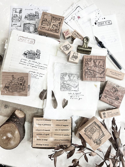 Black Milk Project - Stamp - Pages of Me