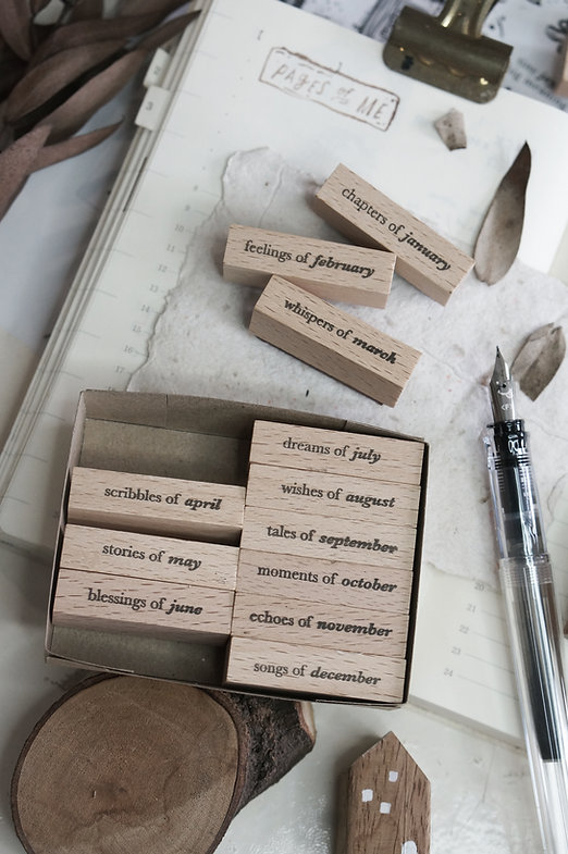 Black Milk Project - Stamp - Pages of Me - Months