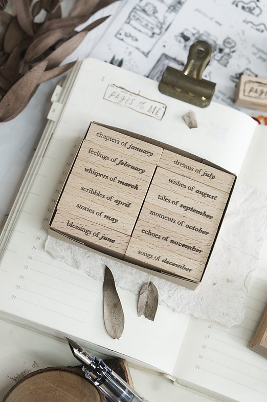 Black Milk Project - Stamp - Pages of Me - Months