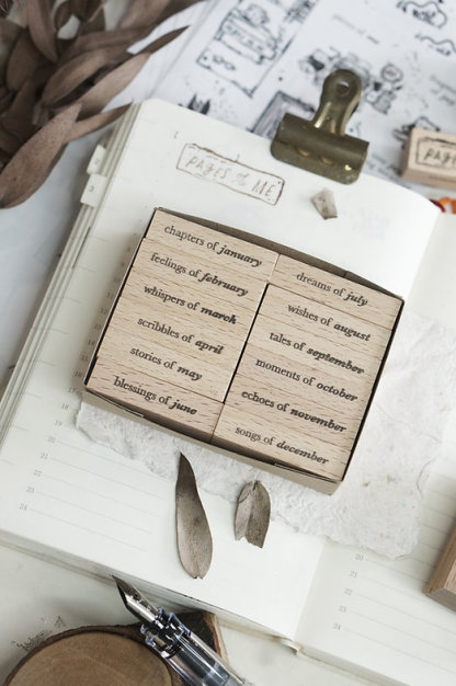 Black Milk Project - Stamp - Pages of Me - Months