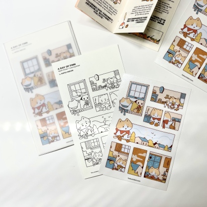 Hatsu midori - A Day Of Finn Sticker Sheet