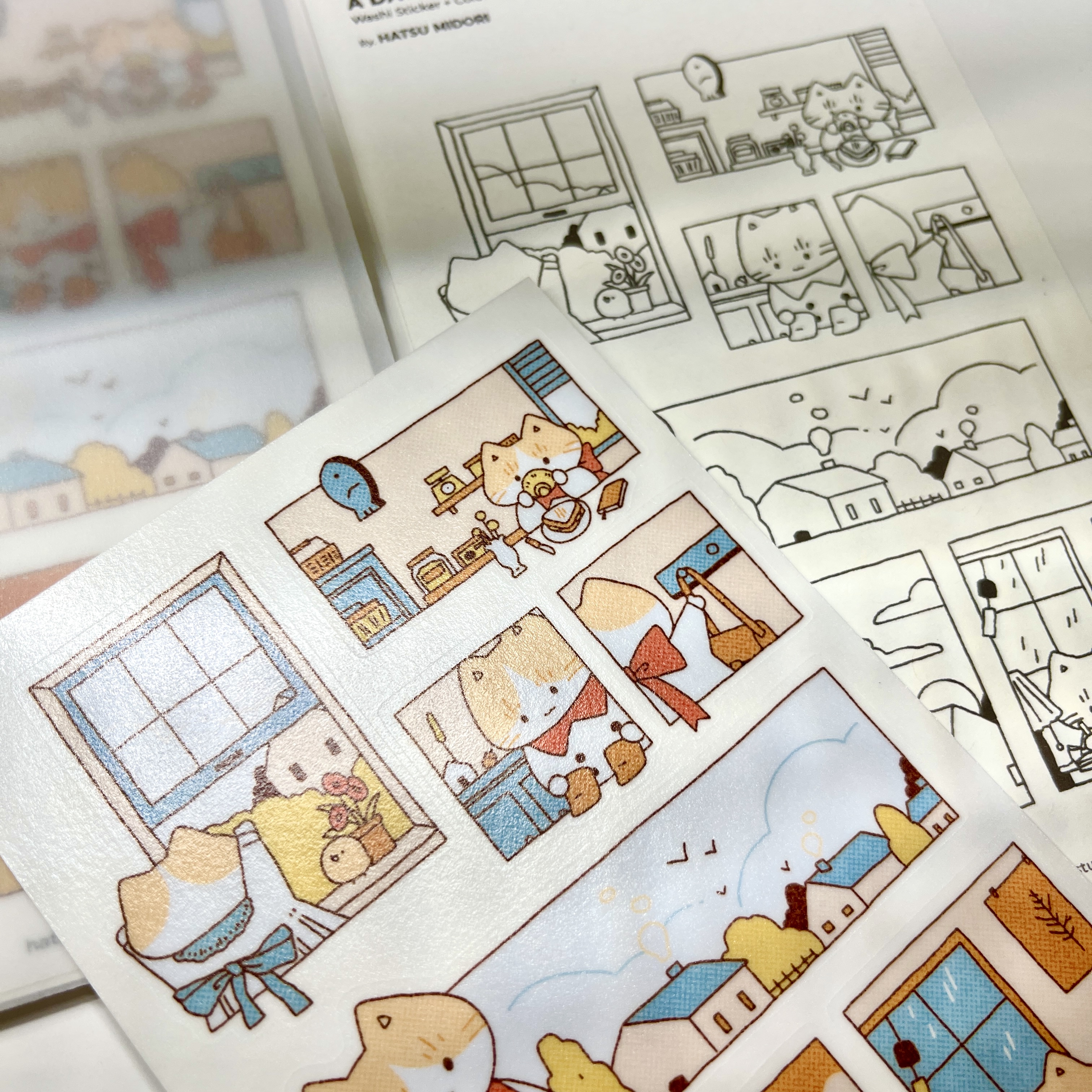 Hatsu midori - A Day Of Finn Sticker Sheet