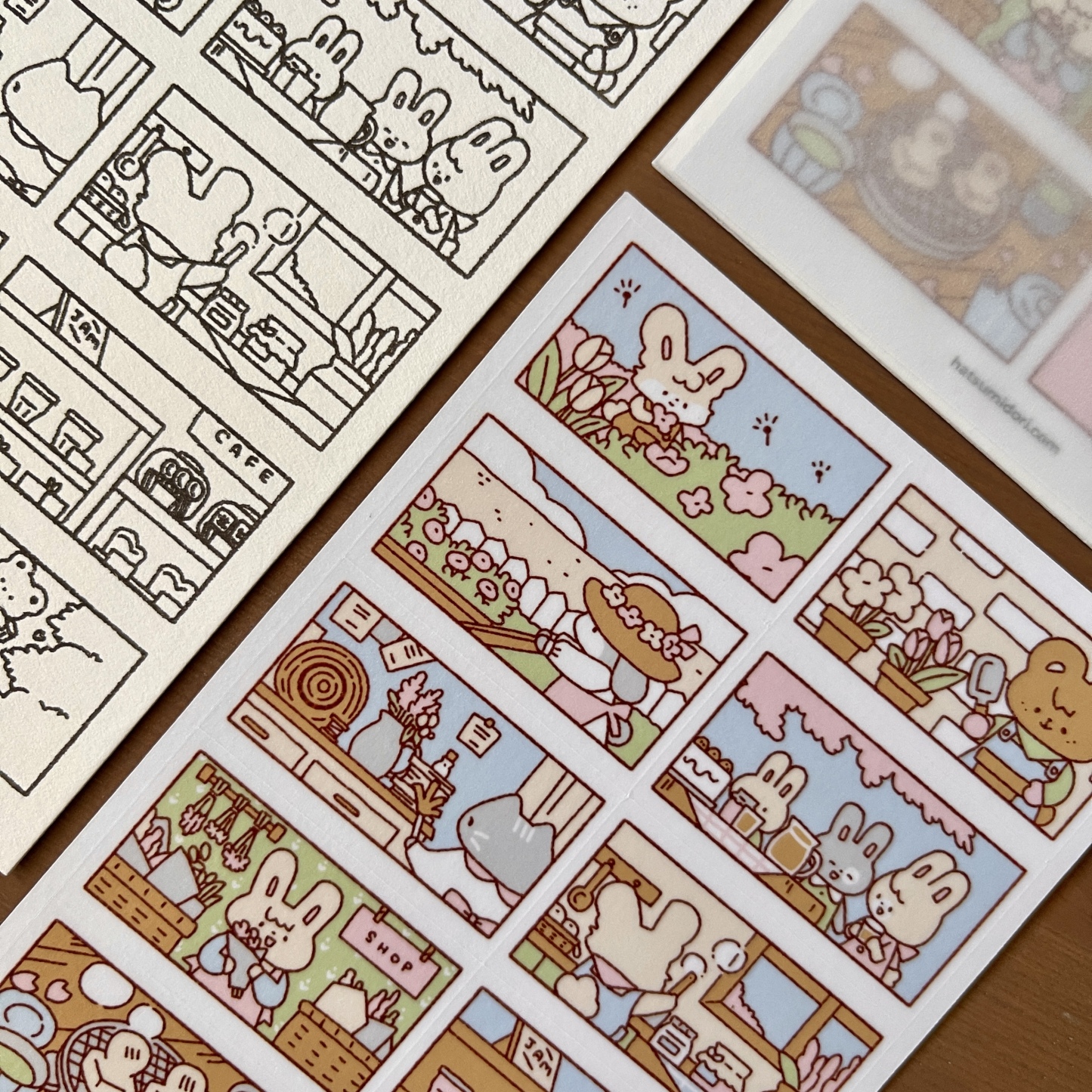 [Copy]Hatsu midori -  Corners in the Season Sticker Sheet - Spring