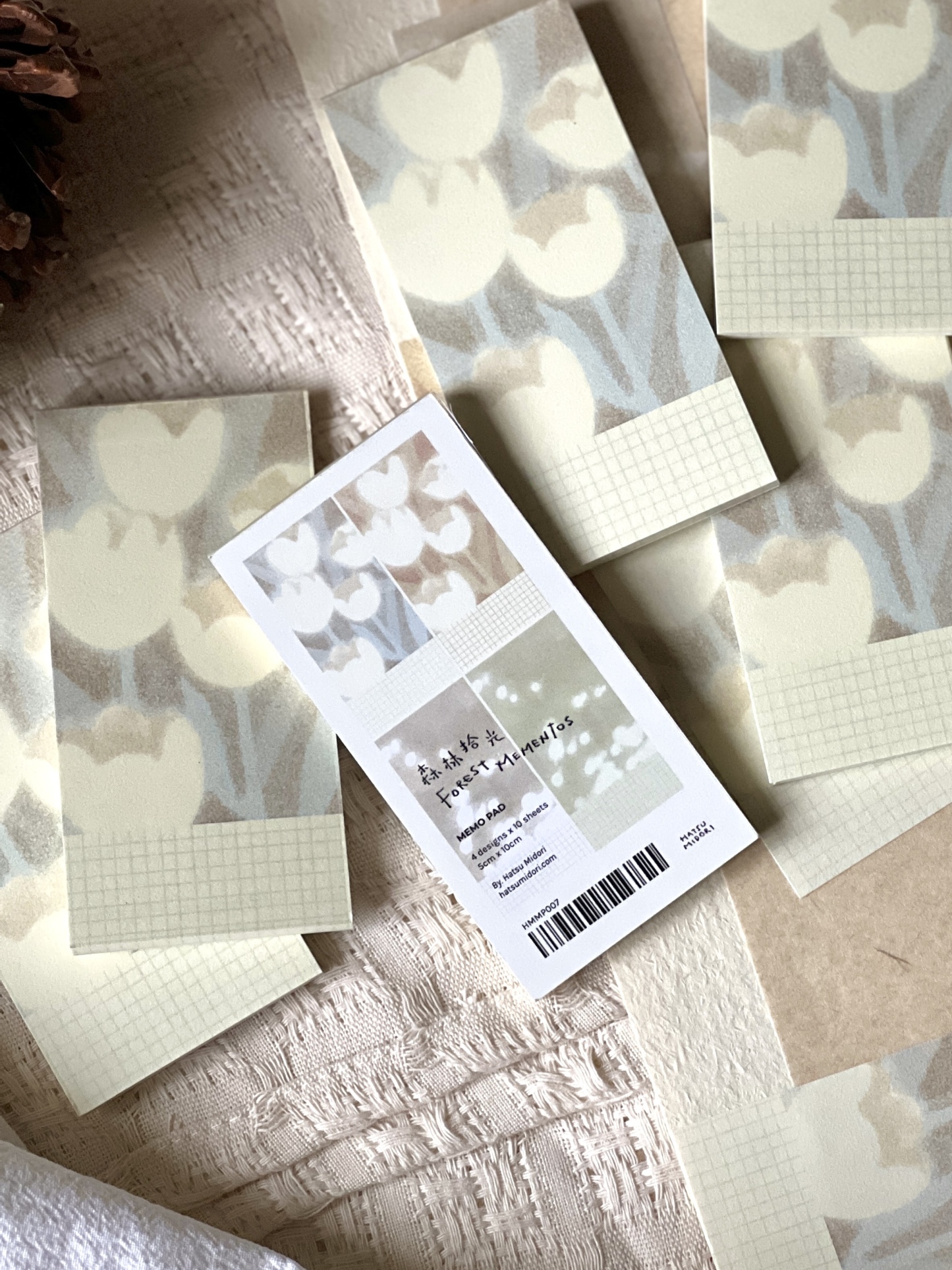 Hatsu midori - Forest Mementos Memo Pad