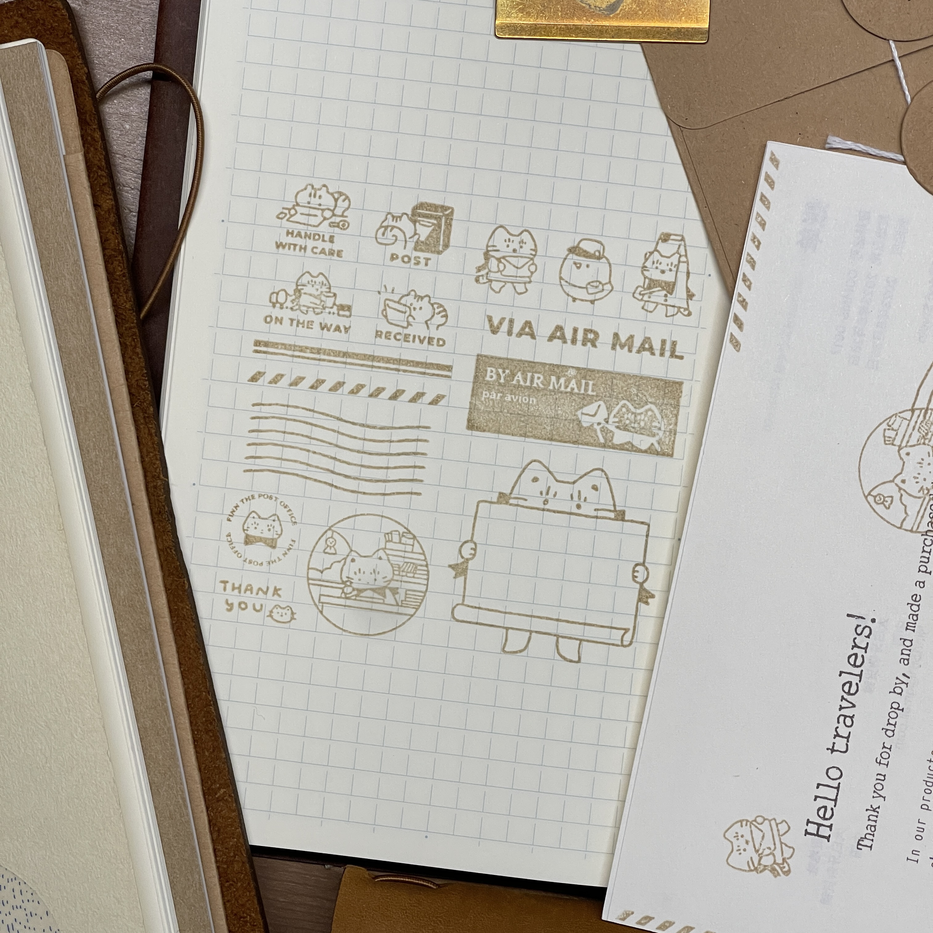 Hatsu midori - Finn Pos Office Clear Stamps