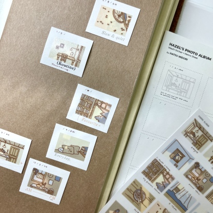 Hatsu midori - Hazel's Photo Album Sticker Sheet