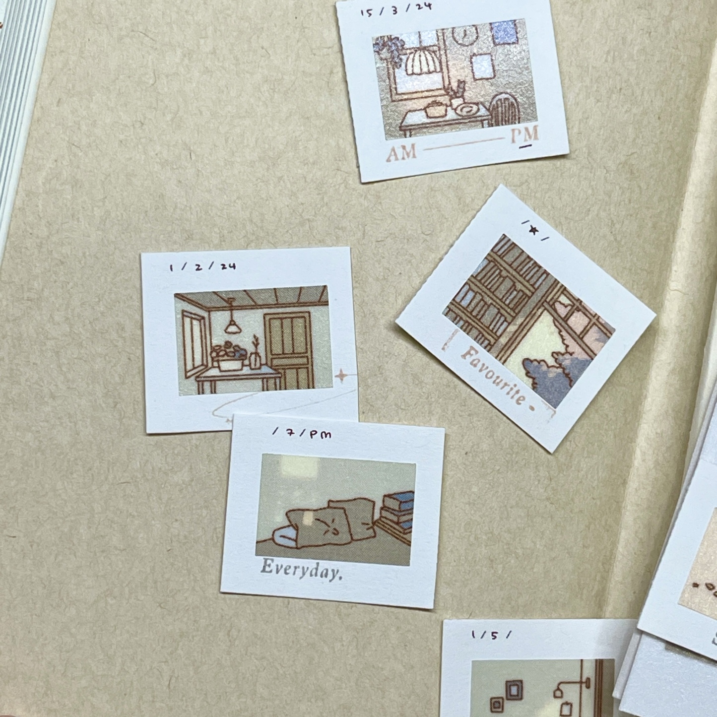 Hatsu midori - Hazel's Photo Album Sticker Sheet