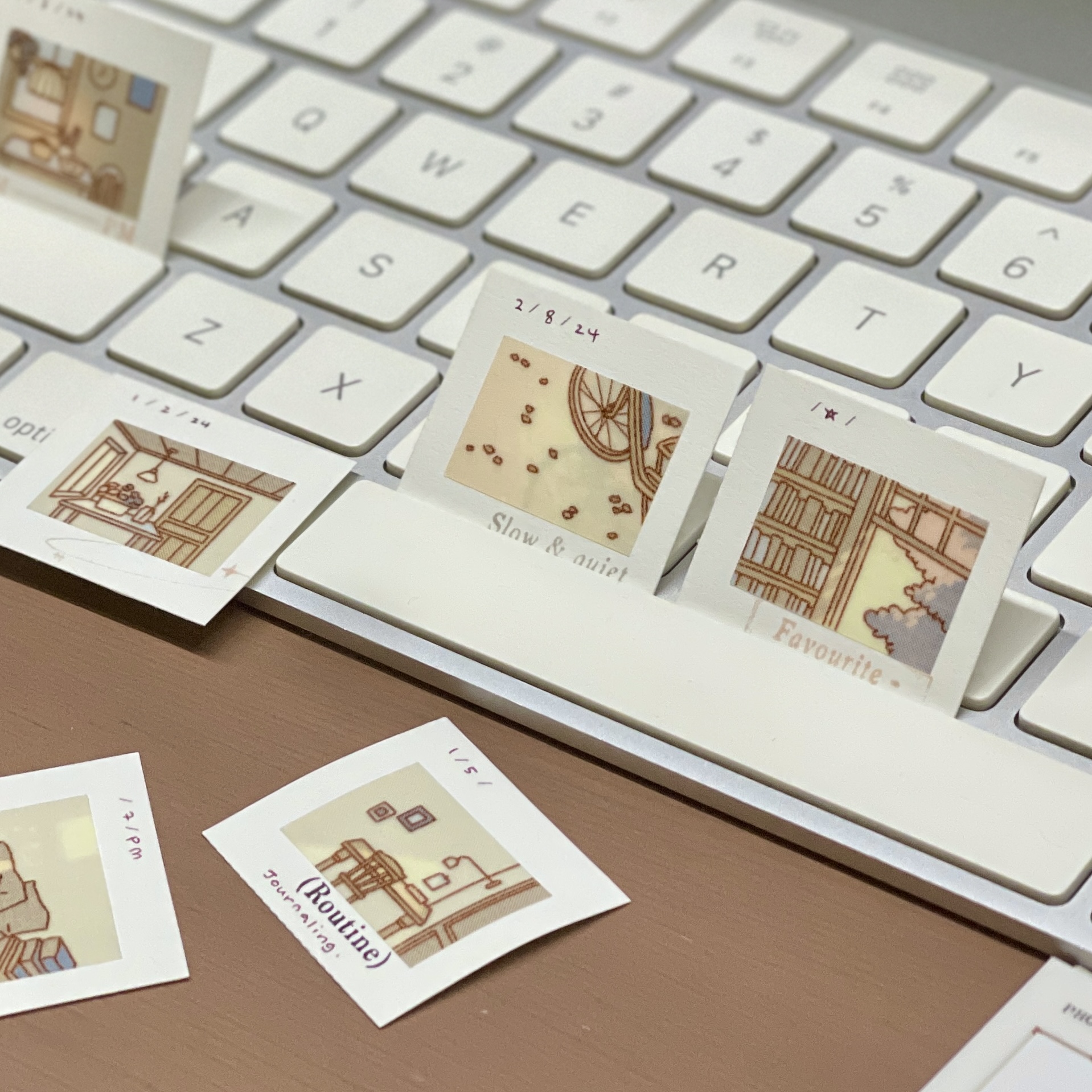 Hatsu midori - Hazel's Photo Album Sticker Sheet