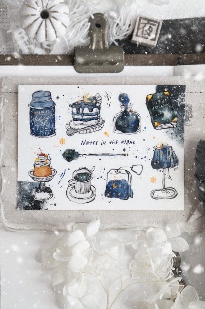 Black Milk Project - Notes in the Night - Mini PET Sticker Sheet