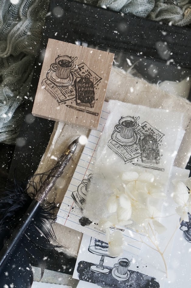 Black Milk Project - Notes in the Night - Rubber Stamps